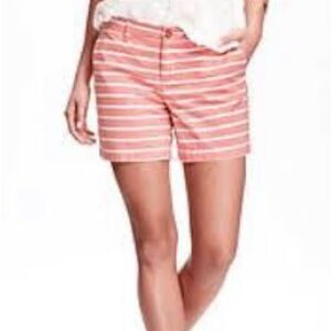 Old Navy Pink Striped Women's Shorts